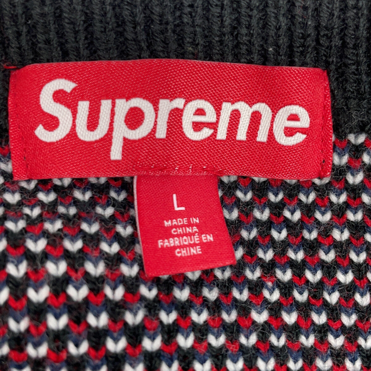Supreme 25FW Target Sweater Black Size L