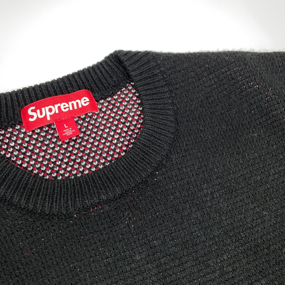 Supreme 25FW Target Sweater Black Size L