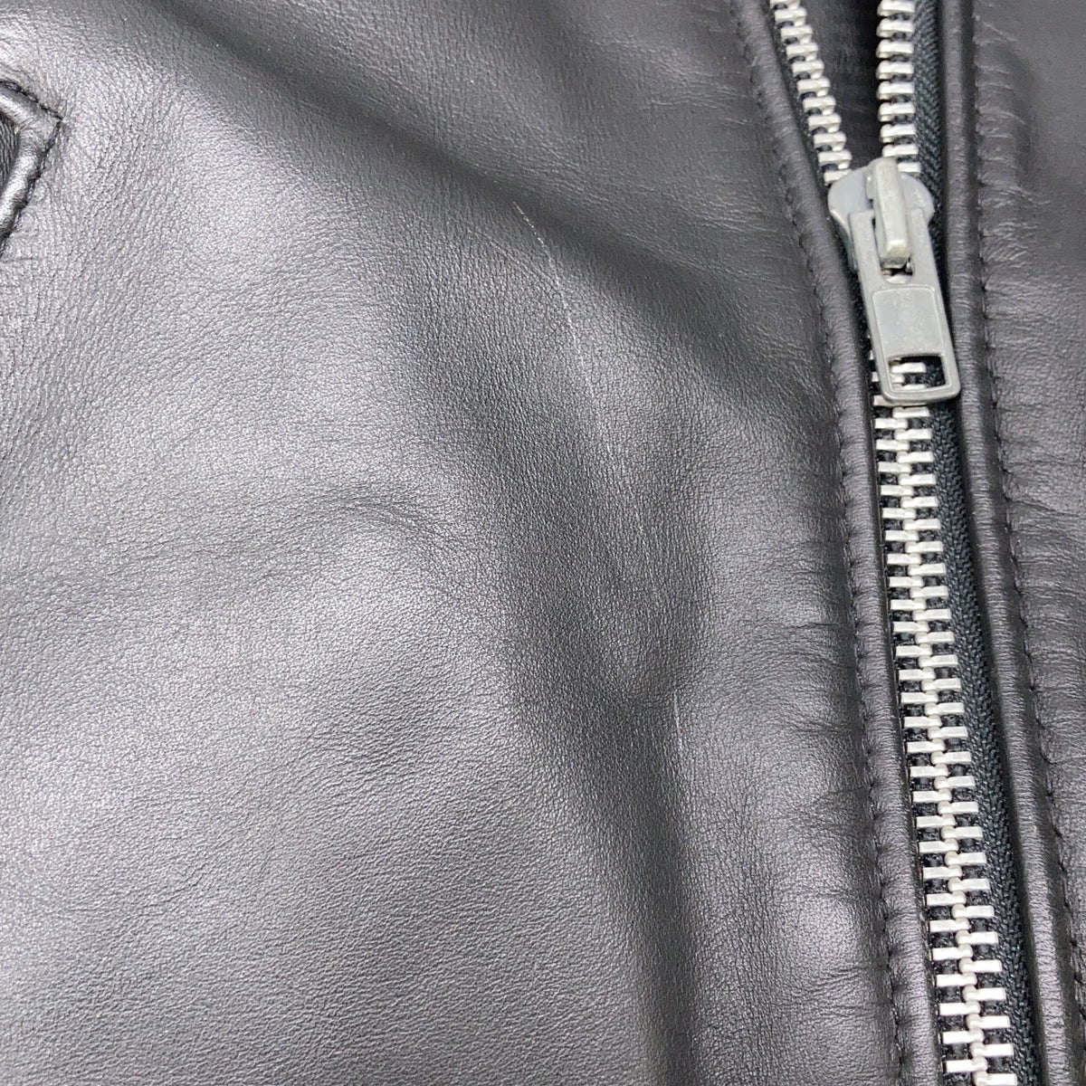 USA Schott 618 Double Rider Leather Jacket Black Size 44