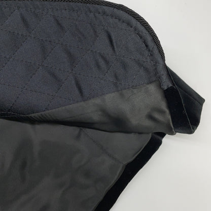 DOLCE&GABBANA Black Velour Tailored Blazer