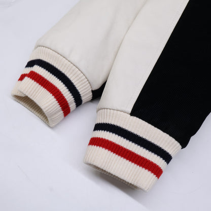 MONCLER x Fragment SVEN Stadium Jacket Black/White Size 3