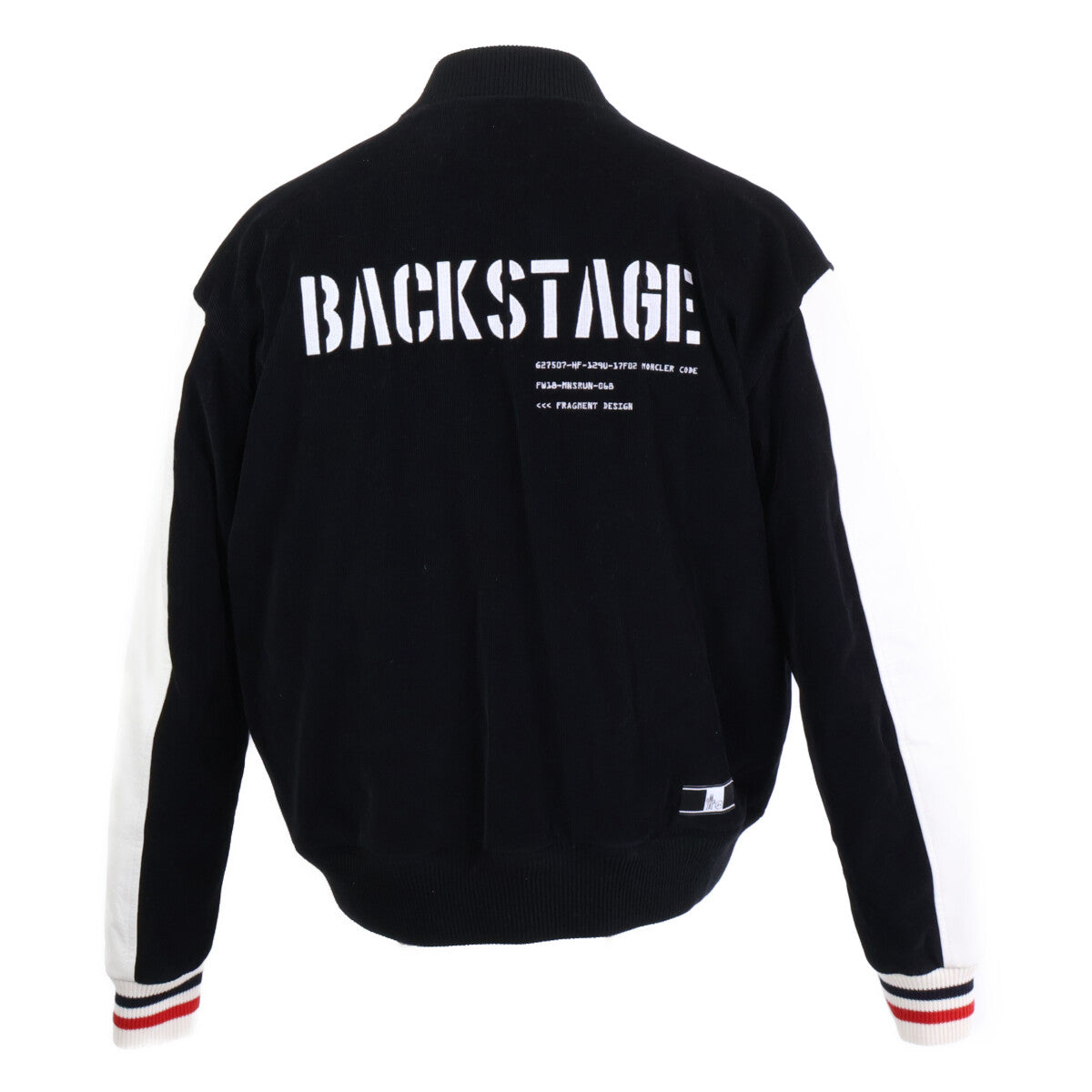 MONCLER x Fragment SVEN Stadium Jacket Black/White Size 3