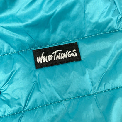 WILD THINGS x DENIM DUNGAREE Collarless Jacket Blue Size 1