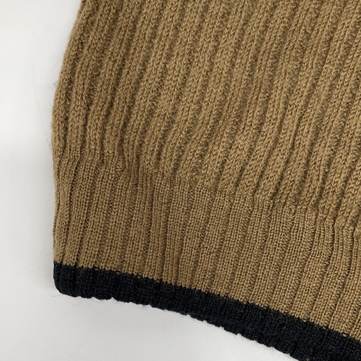 VINTAGE PURITAN 50s 60s V-Neck Pullover Brown Size 44