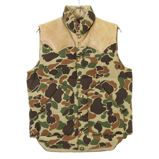 Rocky Mountain Featherbed Camouflage Down Vest Size 38
