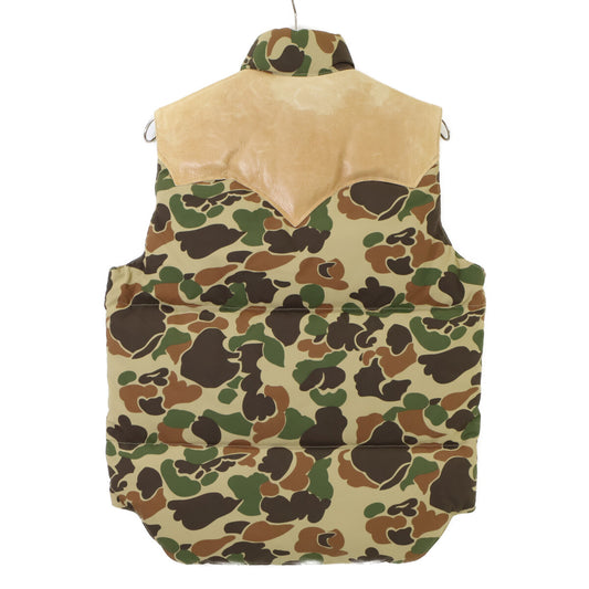 Rocky Mountain Featherbed Camouflage Down Vest Size 38