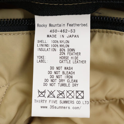 Rocky Mountain Featherbed Camouflage Down Vest Size 38