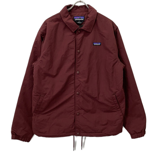Patagonia Lined Isthmus Coaches Bordeaux Polyester Jacket Size L
