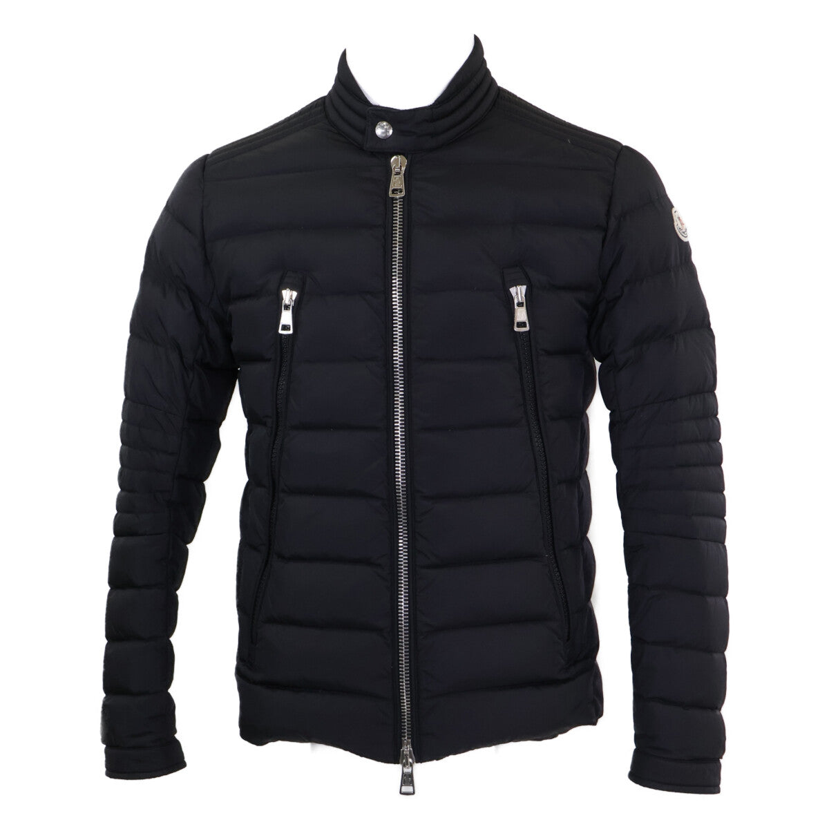 MONCLER AMIOT Nylon Down Jacket Black Size 0