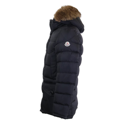 MONCLER CLUNY Hooded Down Jacket Black Size 0
