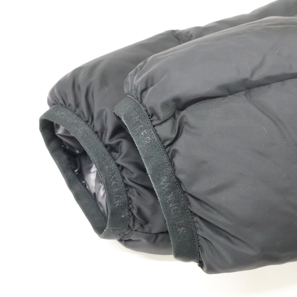 MONCLER MONTCLA Inner Logo Hooded Down Jacket Black Size 0