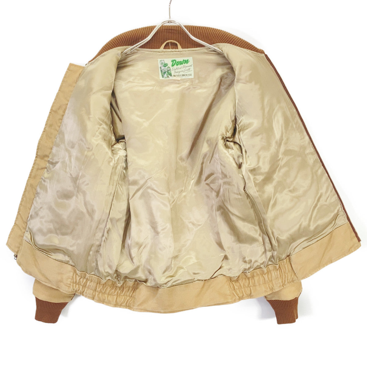 WAREHOUSE Beige Skyliner Jacket Size M