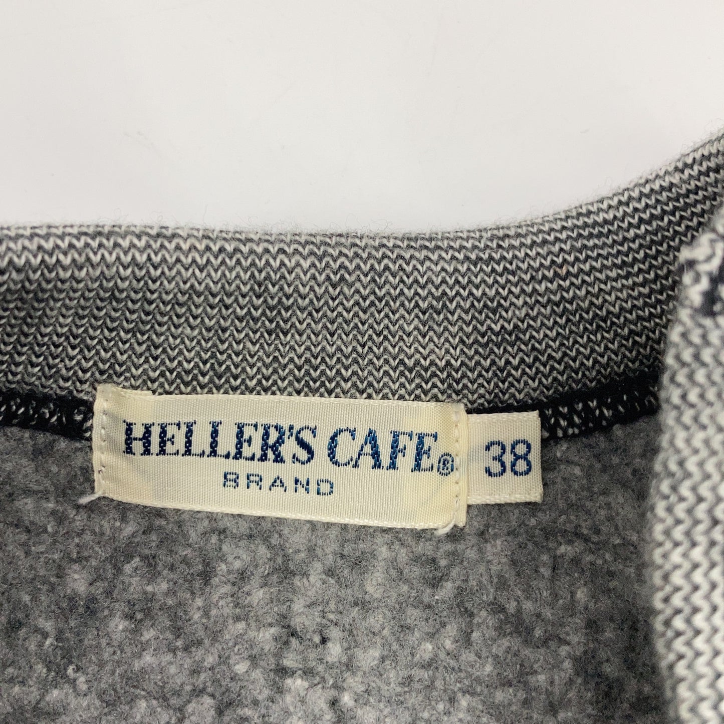 WAREHOUSE Heller's Cafe Cotton Sweatshirt Gray Size 38