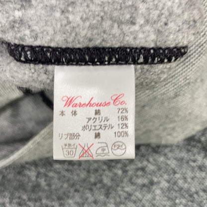 WAREHOUSE Heller's Cafe Cotton Sweatshirt Gray Size 38