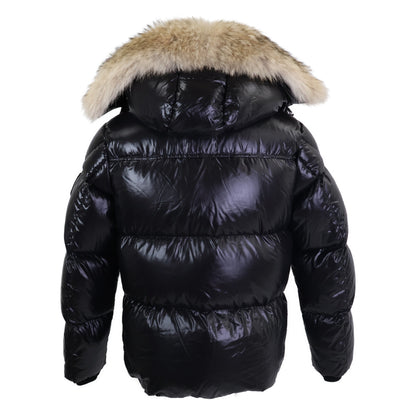 MONCLER ARMORICANO Down Jacket Detach Hood Black Size 1