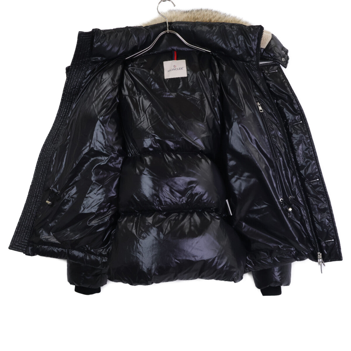 MONCLER ARMORICANO Down Jacket Detach Hood Black Size 1