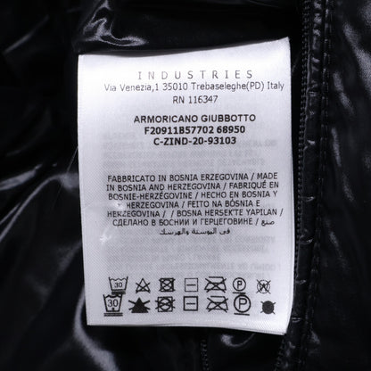 MONCLER ARMORICANO Down Jacket Detach Hood Black Size 1