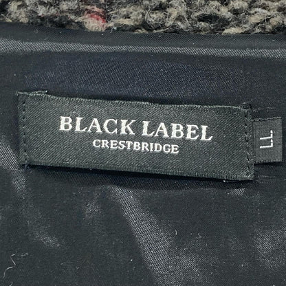 BLACK LABEL CRESTBRIDGE CB Check Boa Jacket Multi Size LL