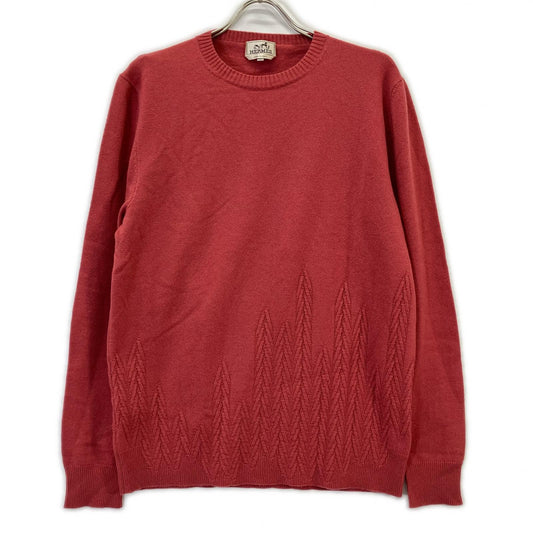 HERMES 100% Cashmere Pink Size XL