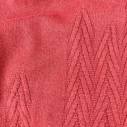 HERMES 100% Cashmere Pink Size XL