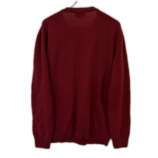 HERMES Runway Cashmere Red Size XL