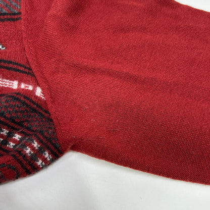 HERMES Runway Cashmere Red Size XL