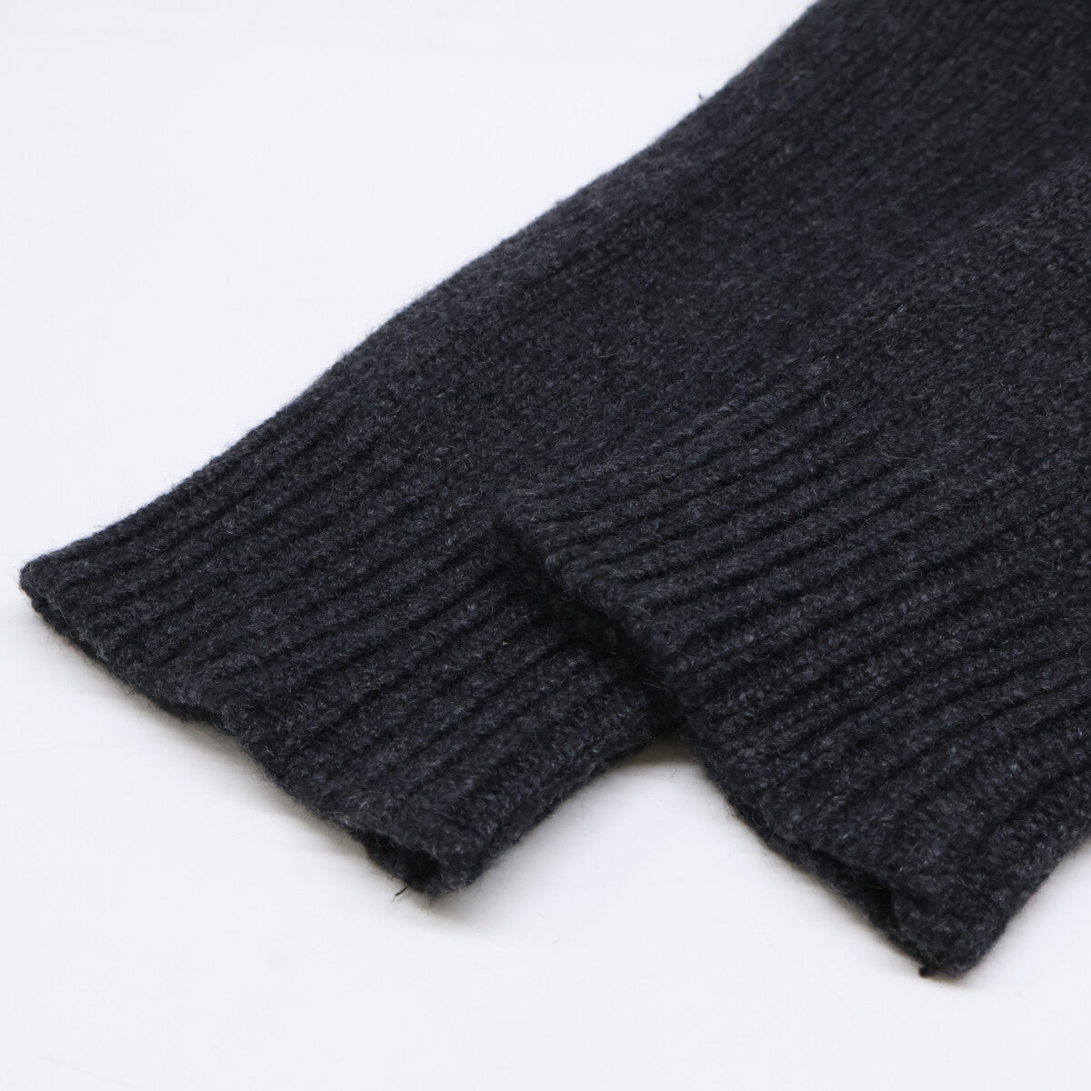 HERMES Bicolor Cashmere Blend Crew Neck Sweater Multi Size L