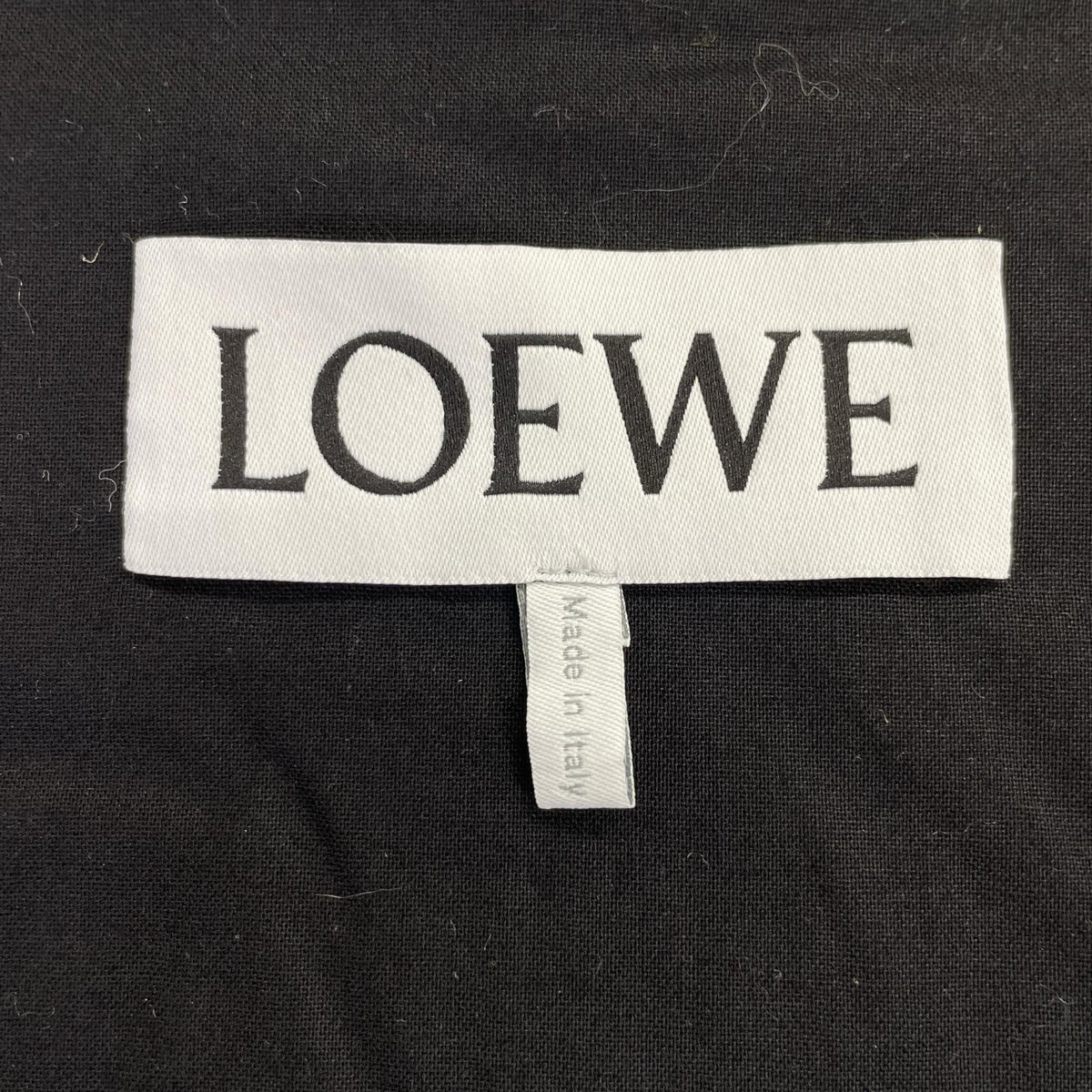 LOEWE Cotton Hooded Jacket Brown Size 38