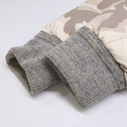 MONCLER BEAUMONT Camo Wool Down Jacket Multi-Color Size 2