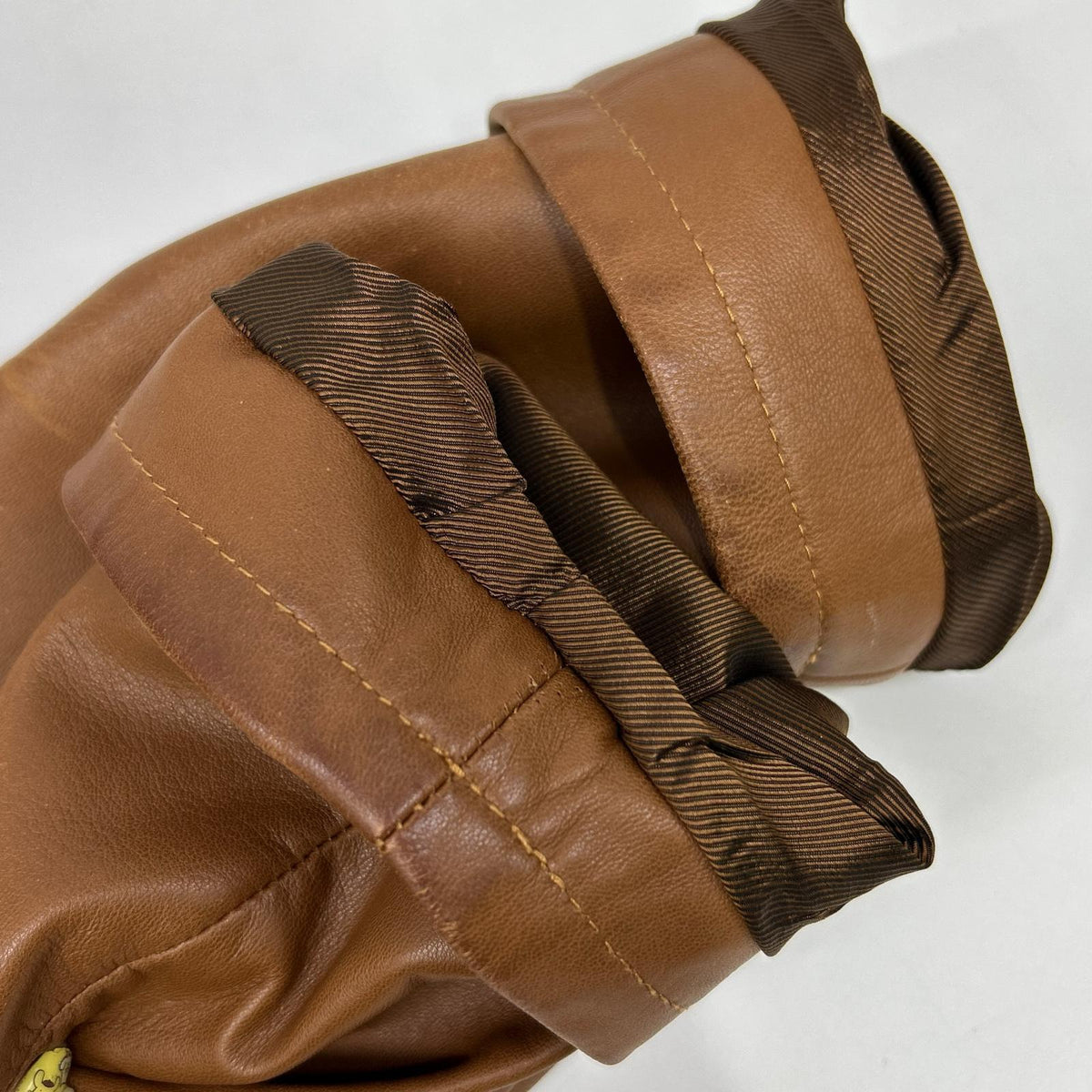 Ermenegildo Zegna Brown Leather Single Rider's Jacket