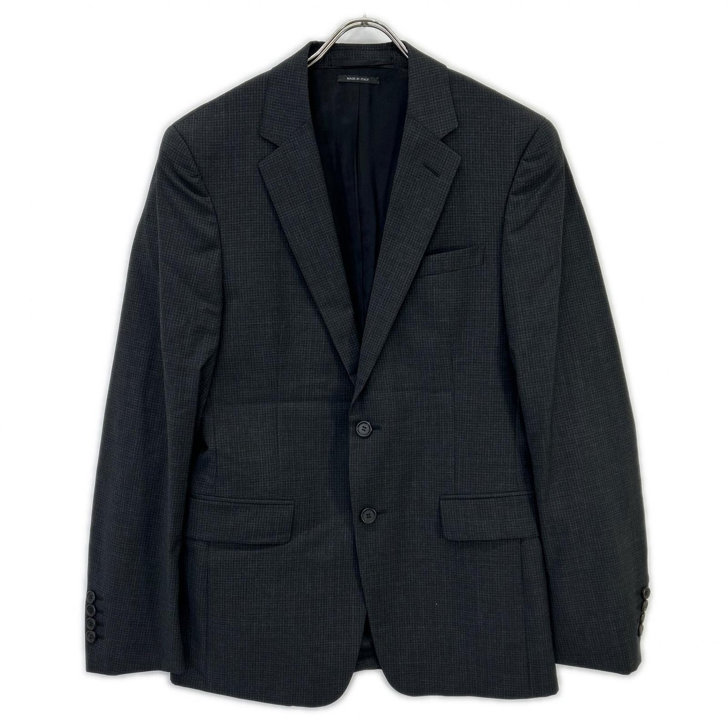 PRADA Dark Gray Wool Suit Set Jacket Size 46R