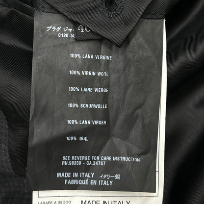 PRADA Dark Gray Wool Suit Set Jacket Size 46R