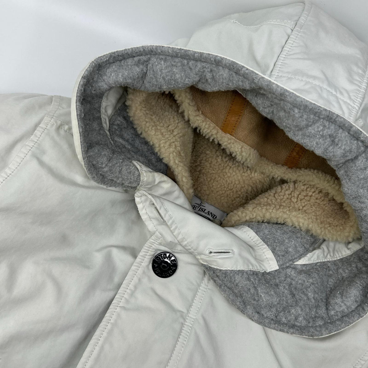 STONE ISLAND 16AW DAVID-TC Down Jacket White Size M