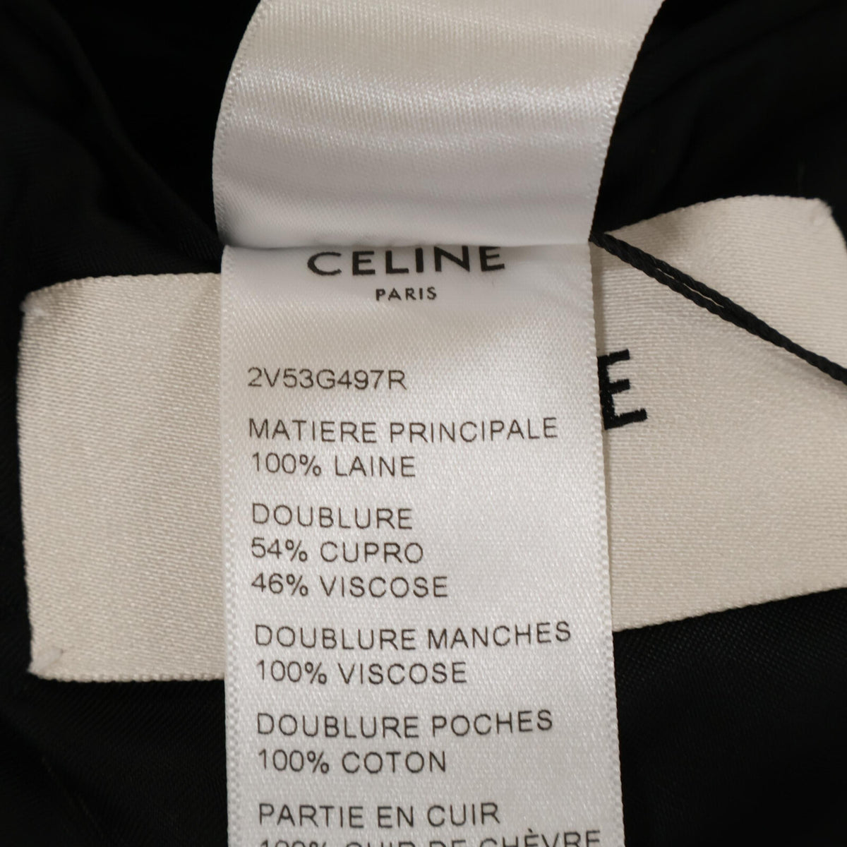 CELINE Wool Micro Houndstooth Elbow Patch Blazer Size 34