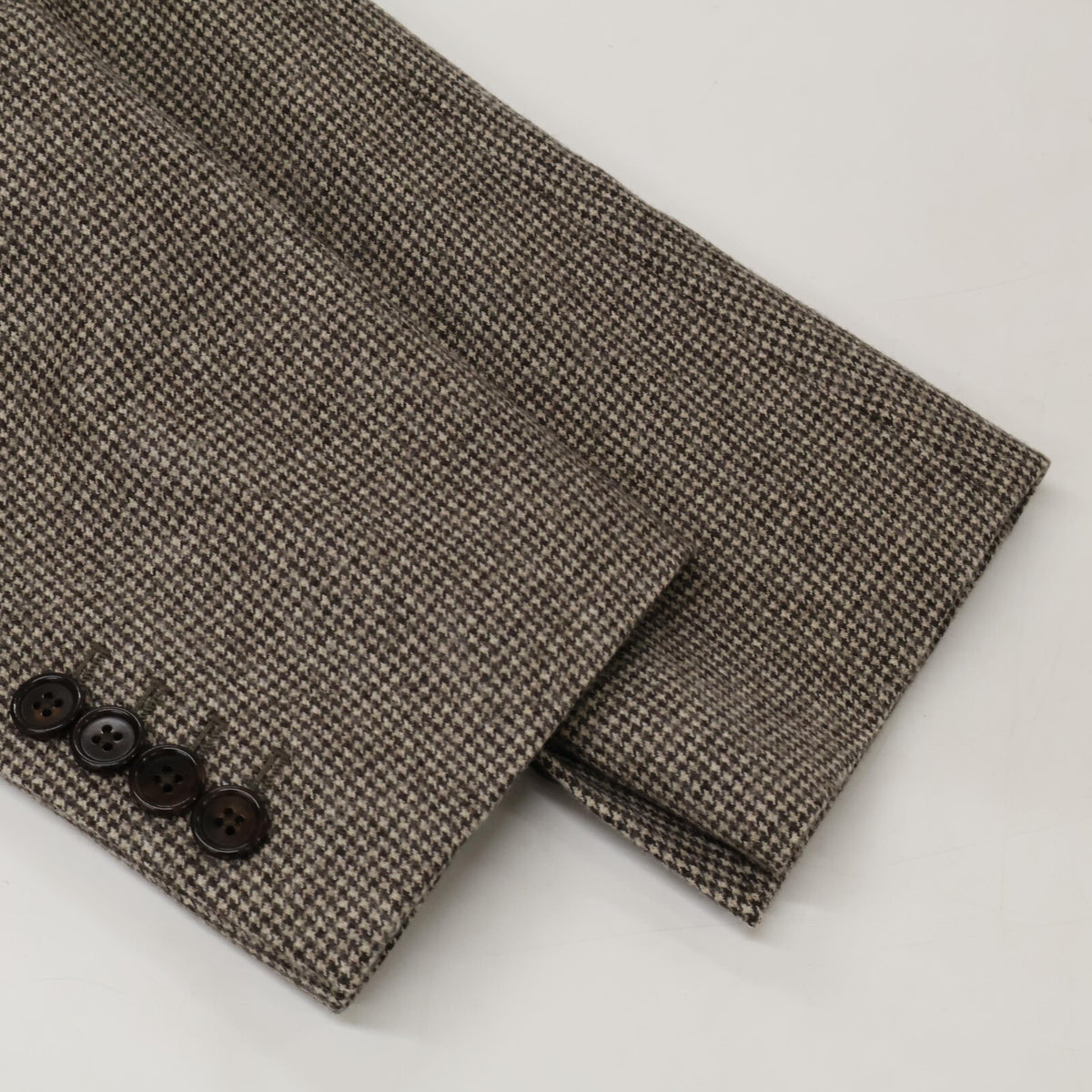 CELINE Wool Micro Houndstooth Elbow Patch Blazer Size 34