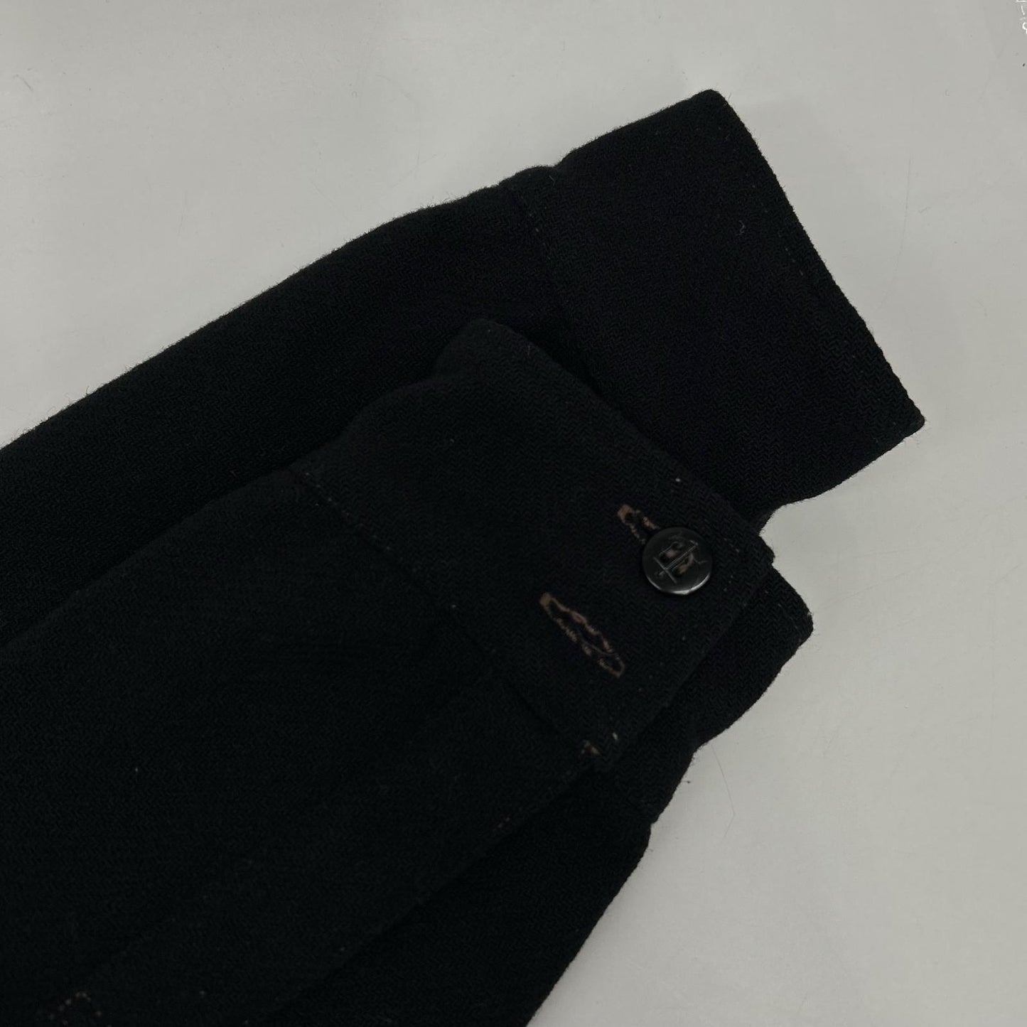 FREEWHEELERS Black Wool CPO Shirt Jacket Size 15