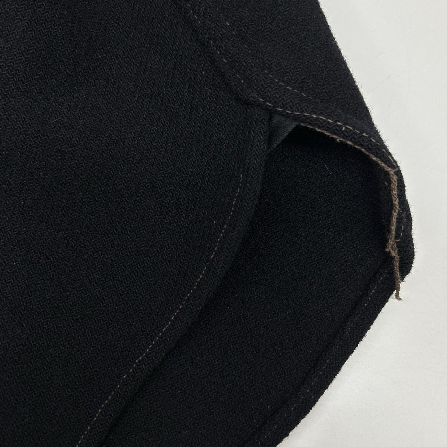 FREEWHEELERS Black Wool CPO Shirt Jacket Size 15