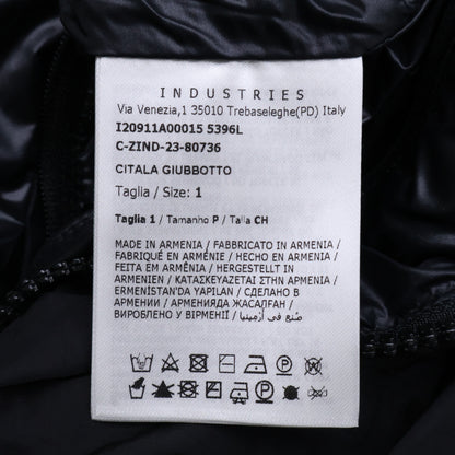 MONCLER 23 Citala Giubbotto Down Jacket Black Size 1