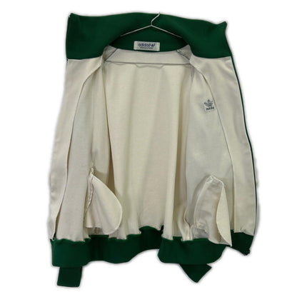 adidas 70s Descente White/Green Track Jacket Size M