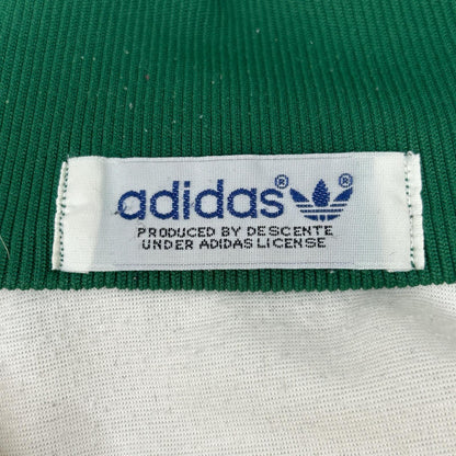 adidas 70s Descente White/Green Track Jacket Size M
