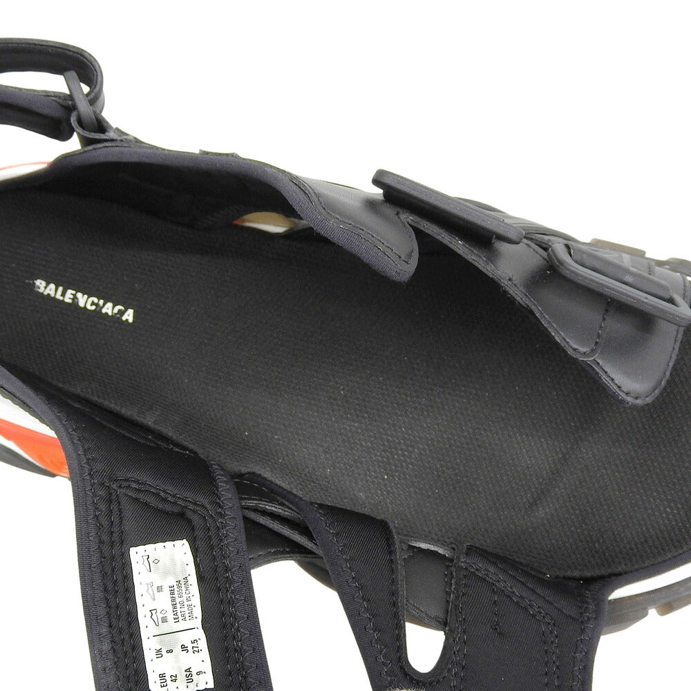 BALENCIAGA Black Belt Cross Track Sandals Size 9(US)