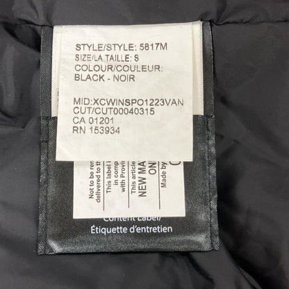 CANADA GOOSE Black Garibaldi Parka Jacket Size S