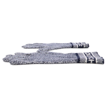Christian Dior Navy Cashmere Blend Wool Gloves Size ONE SIZE