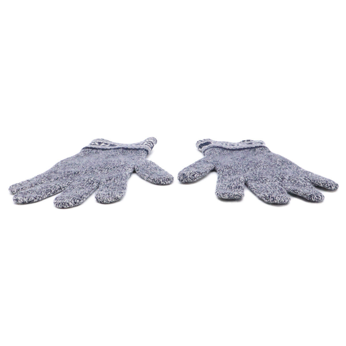 Christian Dior Navy Cashmere Blend Wool Gloves Size ONE SIZE