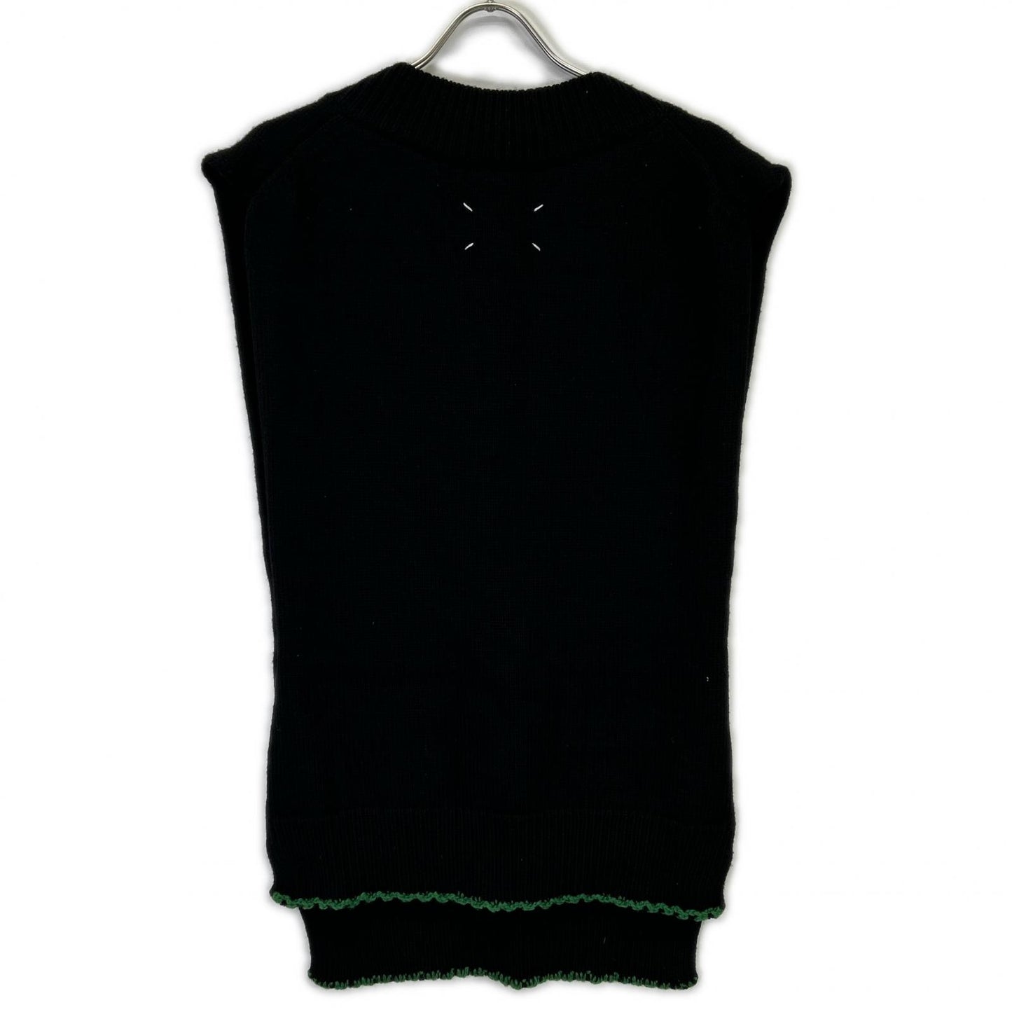 Maison Margiela Black Wool Knit Vest Size M