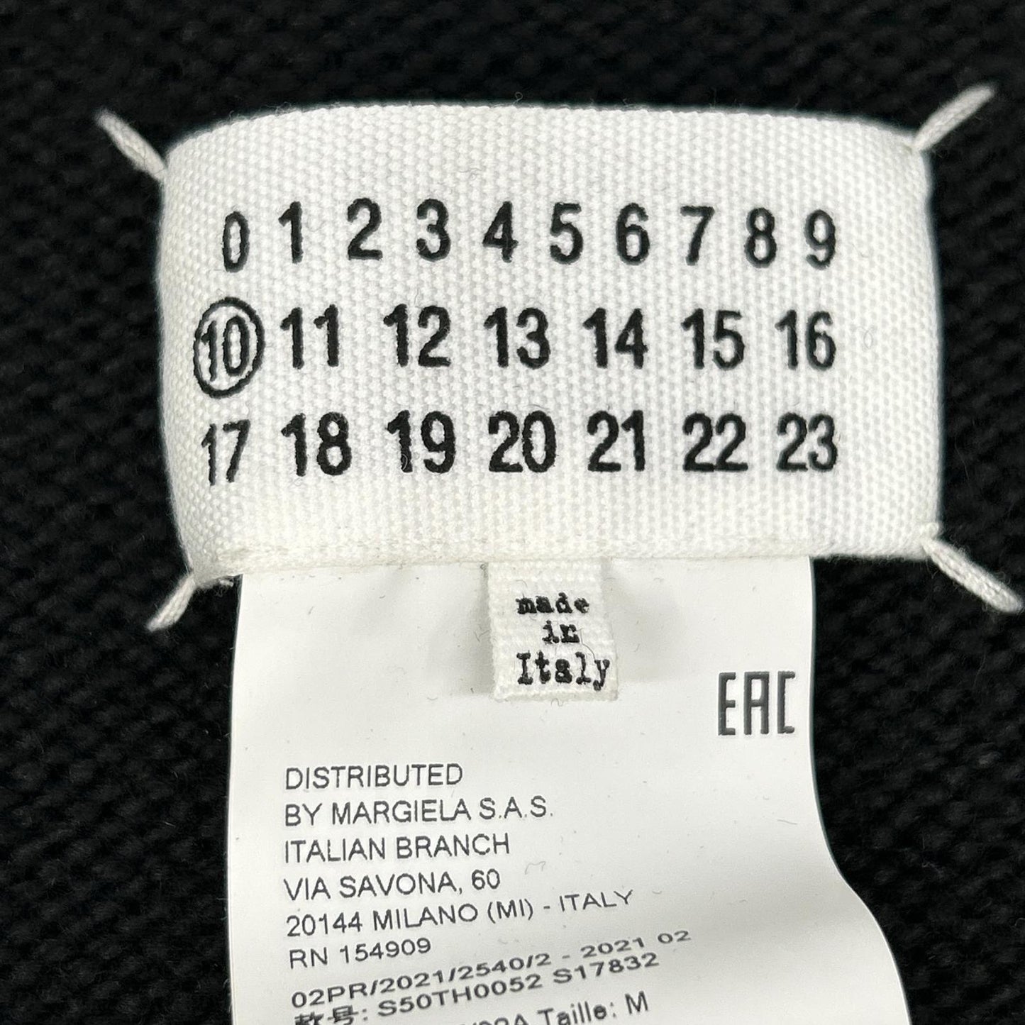 Maison Margiela Black Wool Knit Vest Size M