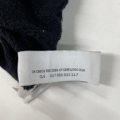 OFF-WHITE 21SS Black Cotton Pullover Hoodie Size S