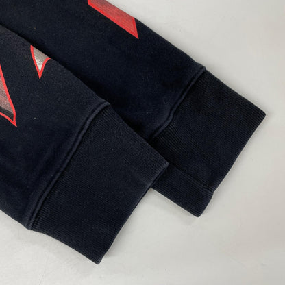 OFF-WHITE 21SS Black Cotton Pullover Hoodie Size S