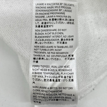 BALENCIAGA White Cotton Pullover Hoodie Size 2