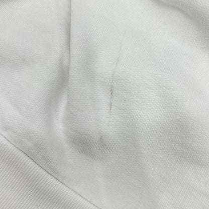 BALENCIAGA White Cotton Pullover Hoodie Size 2